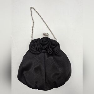 Bijoux Terner Black Velvet Clutch